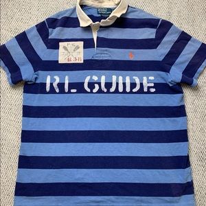Polo Ralph Lauren Rafting Kayak Guide Striped Polo